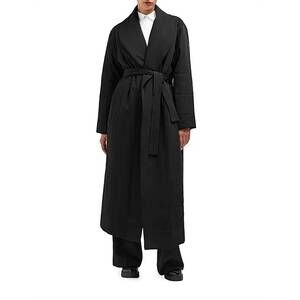 NEW CARESTE august wool coat in black